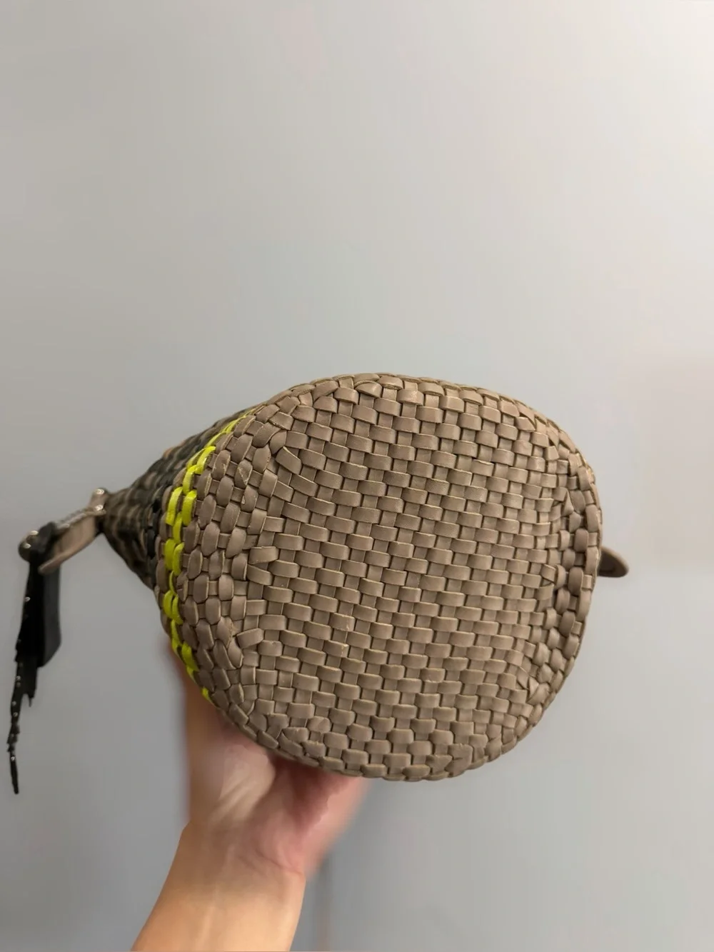 Coach Dreamweaver 35079 Mini Duffle Woven Leather Rare 2015 EUC